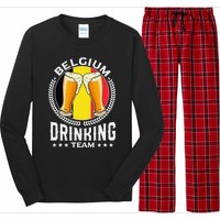 Belgium Drinking Team Long Sleeve Pajama Set