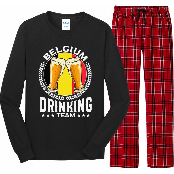 Belgium Drinking Team Long Sleeve Pajama Set