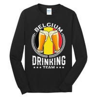 Belgium Drinking Team Tall Long Sleeve T-Shirt