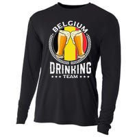 Belgium Drinking Team Cooling Performance Long Sleeve Crew