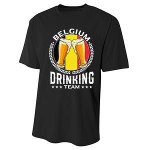 Belgium Drinking Team Performance Sprint T-Shirt