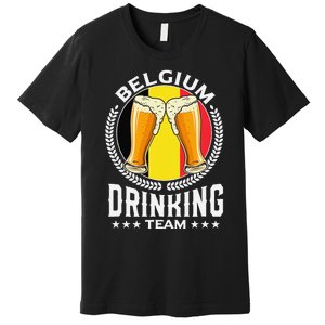 Belgium Drinking Team Premium T-Shirt