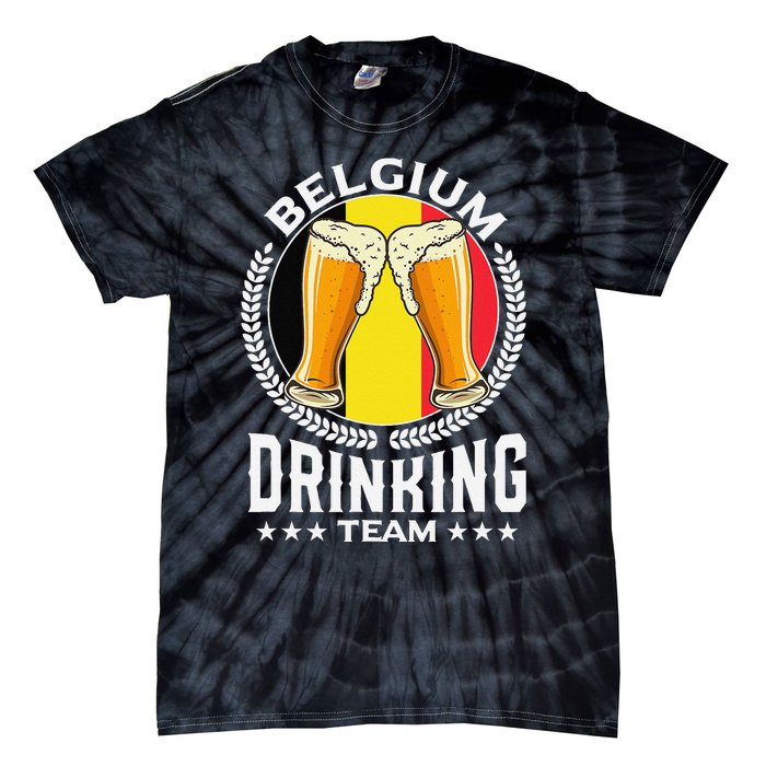 Belgium Drinking Team Tie-Dye T-Shirt