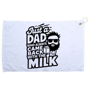 Bearded Dad That Always Came Back With The Milk Grommeted Golf Towel