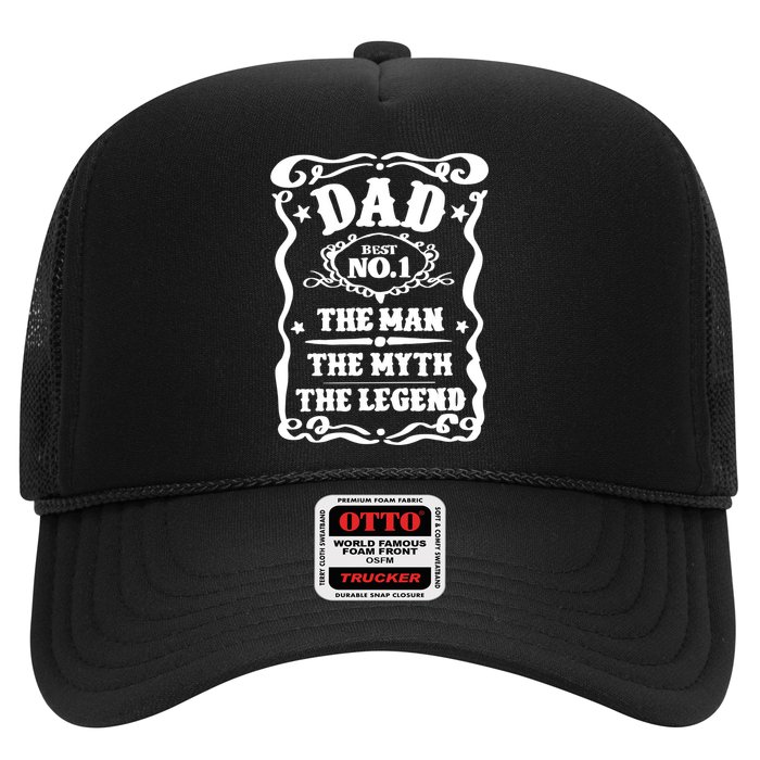 Best Dad The Man The Myth The Legend Number 1 Dad Hat