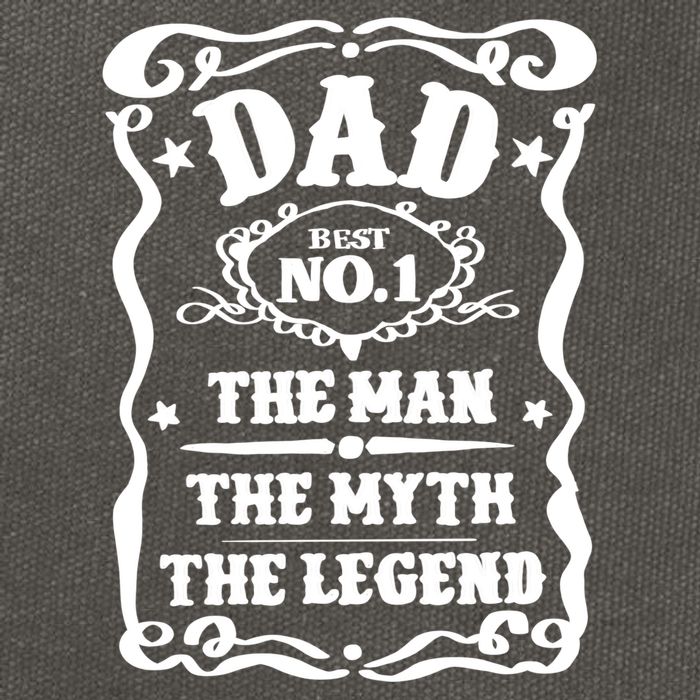 Best Dad The Man The Myth The Legend Number 1 Dad Cotton Canvas Backpack