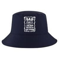 Best Dad The Man The Myth The Legend Number 1 Dad Cool Comfort Performance Bucket Hat