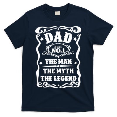Best Dad The Man The Myth The Legend Number 1 Dad T-Shirt