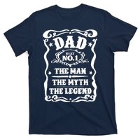 Best Dad The Man The Myth The Legend Number 1 Dad T-Shirt