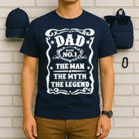 Best Dad The Man The Myth The Legend Number 1 Dad T-Shirt