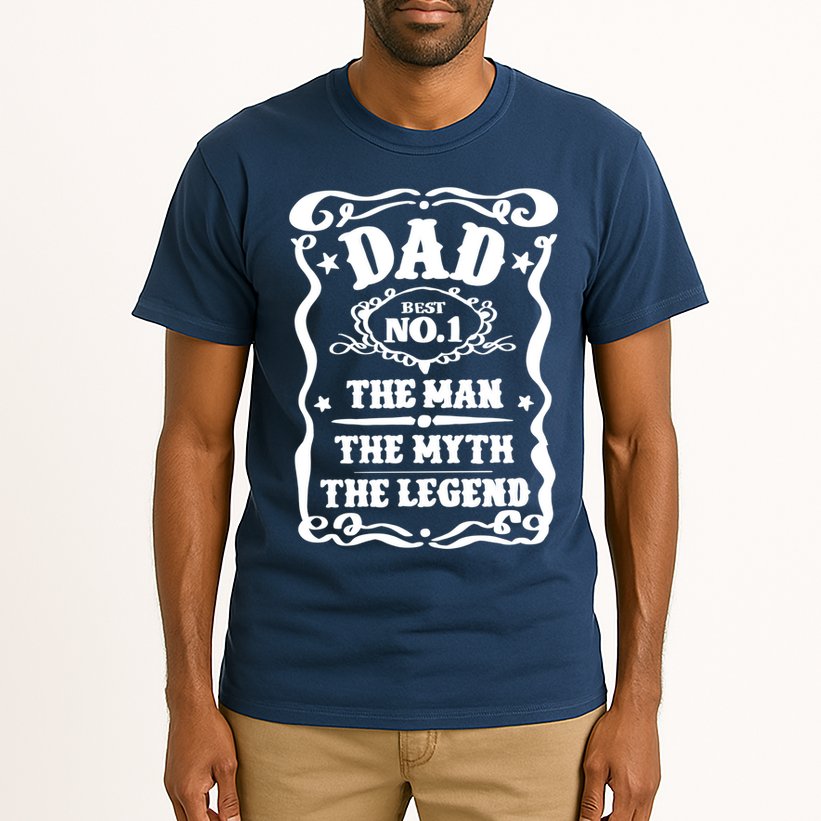 Best Dad The Man The Myth The Legend Number 1 Dad Tall T-Shirt