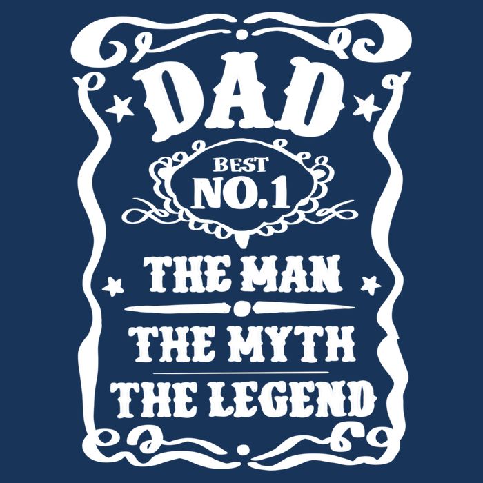 Best Dad The Man The Myth The Legend Number 1 Dad Button