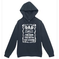 Best Dad The Man The Myth The Legend Number 1 Dad Urban Pullover Hoodie