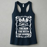 Best Dad The Man The Myth The Legend Number 1 Dad Womens Tank Top