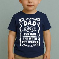Best Dad The Man The Myth The Legend Number 1 Dad Toddler T-Shirt