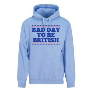 Bad Day To Be British Funny British 4th Of July Unisex Surf Hoodie