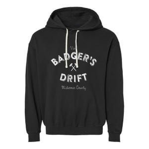 BadgerS Drift Tourism Garment-Dyed Fleece Hoodie