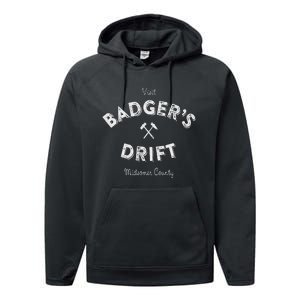 BadgerS Drift Tourism Performance Fleece Hoodie