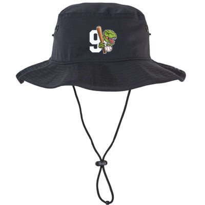 Baseball Dinosaurs Trex Dino 9th Birthday Design Great Gift Bucket Hat