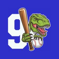 Baseball Dinosaurs Trex Dino 9th Birthday Design Great Gift 16 in Basic Backpack