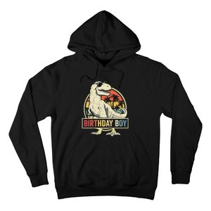 Birthday Dino T Rex Dinosaur Matching Family Hoodie