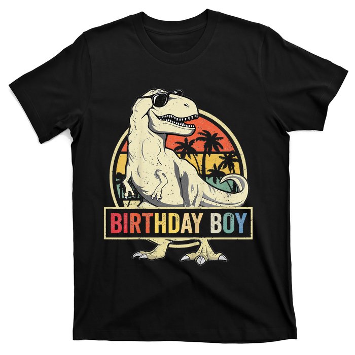 Birthday Dino T Rex Dinosaur Matching Family T-Shirt