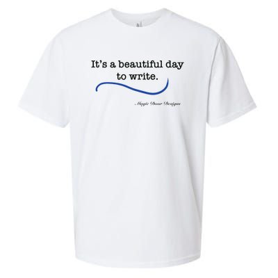 Beautiful Day To Write Sueded Cloud Jersey T-Shirt