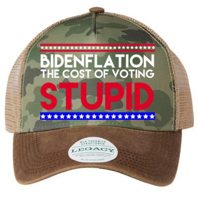 Bidenflation Definition The Cost Of Voting Stupid Anti Biden Legacy Tie Dye Trucker Hat