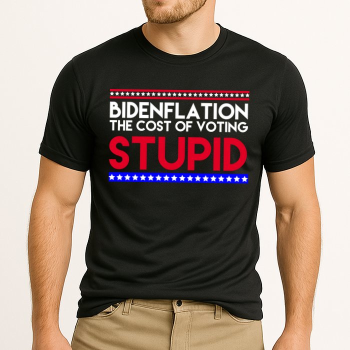 Bidenflation Definition The Cost Of Voting Stupid Anti Biden Cooling Performance Crew T-Shirt
