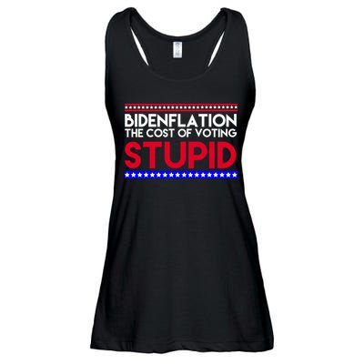 Bidenflation Definition The Cost Of Voting Stupid Anti Biden Ladies Essential Flowy Tank