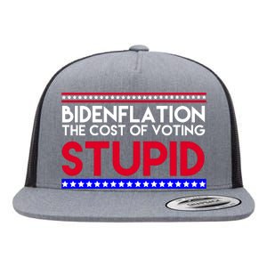 Bidenflation Definition The Cost Of Voting Stupid Anti Biden Flat Bill Trucker Hat