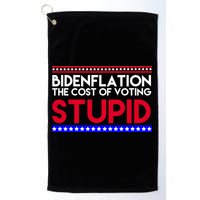 Bidenflation Definition The Cost Of Voting Stupid Anti Biden Golf Towel