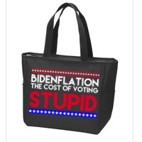 Bidenflation Definition The Cost Of Voting Stupid Anti Biden Zip Tote Bag