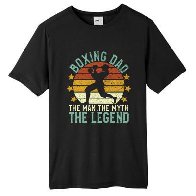 Boxing Dad The The Myth The Legend Ex Boxer And Coach Gift Tall Fusion ChromaSoft Performance T-Shirt