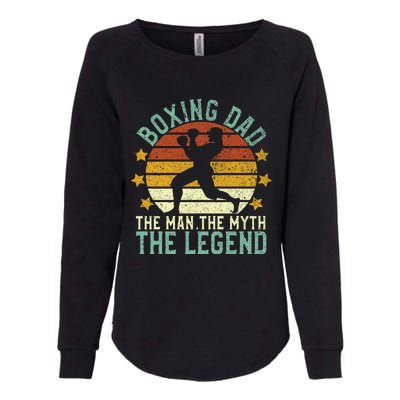 Boxing Dad The The Myth The Legend Ex Boxer And Coach Gift Womens California Wash Sweatshirt