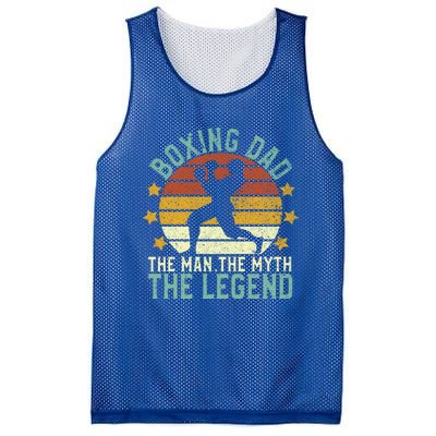 Boxing Dad The The Myth The Legend Ex Boxer And Coach Gift Mesh Reversible Basketball Jersey Tank