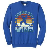 Boxing Dad The The Myth The Legend Ex Boxer And Coach Gift Tall Sweatshirt