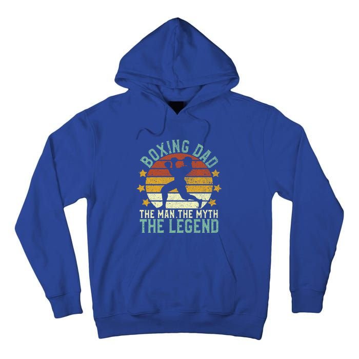 Boxing Dad The The Myth The Legend Ex Boxer And Coach Gift Tall Hoodie