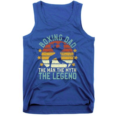 Boxing Dad The The Myth The Legend Ex Boxer And Coach Gift Tank Top