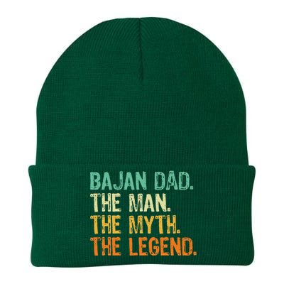 Bajan Dad The Man The Myth The Legend Knit Cap Winter Beanie