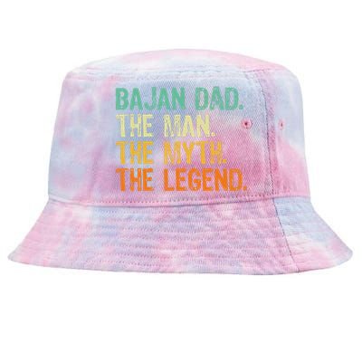 Bajan Dad The Man The Myth The Legend Tie-Dyed Bucket Hat