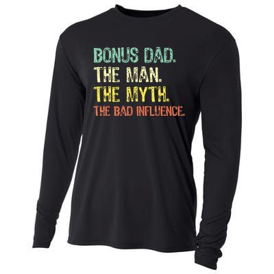 Bonus Dad The Man Myth Bad Influence Cooling Performance Long Sleeve Crew