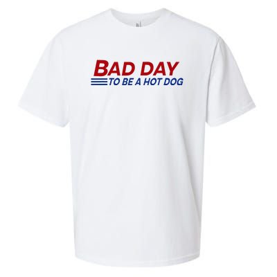 Bad Day To Be A Hot Dog Sueded Cloud Jersey T-Shirt