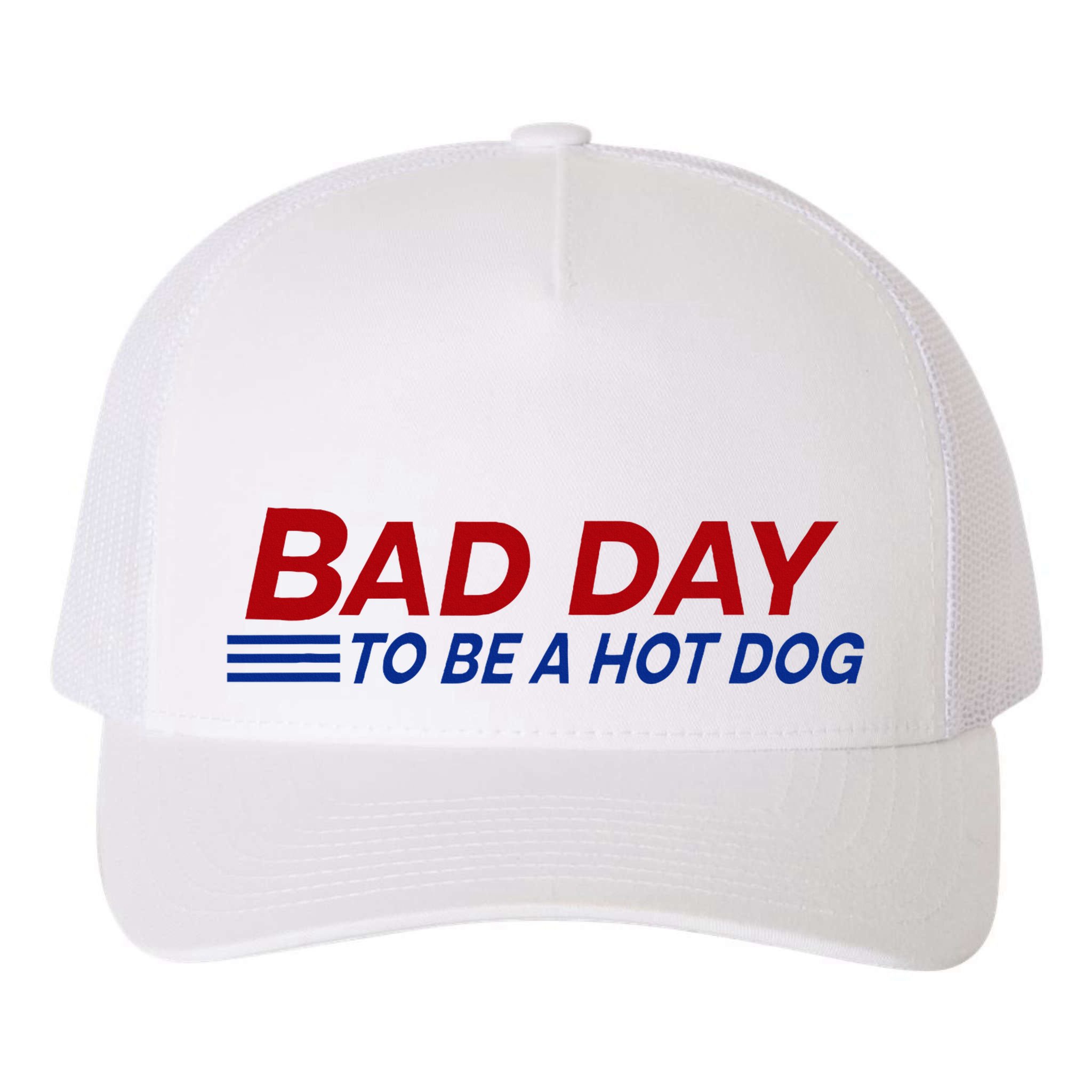 Bad Day To Be A Hot Dog Yupoong Adult 5-Panel Trucker Hat