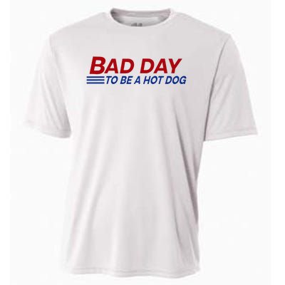 Bad Day To Be A Hot Dog Cooling Performance Crew T-Shirt