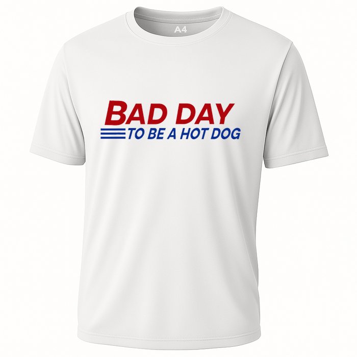 Bad Day To Be A Hot Dog Cooling Performance Crew T-Shirt