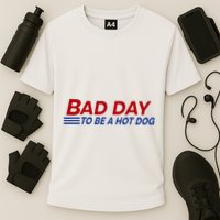 Bad Day To Be A Hot Dog Cooling Performance Crew T-Shirt