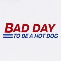 Bad Day To Be A Hot Dog Cooling Performance Crew T-Shirt