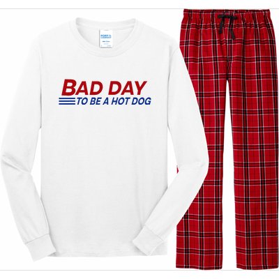 Bad Day To Be A Hot Dog Long Sleeve Pajama Set