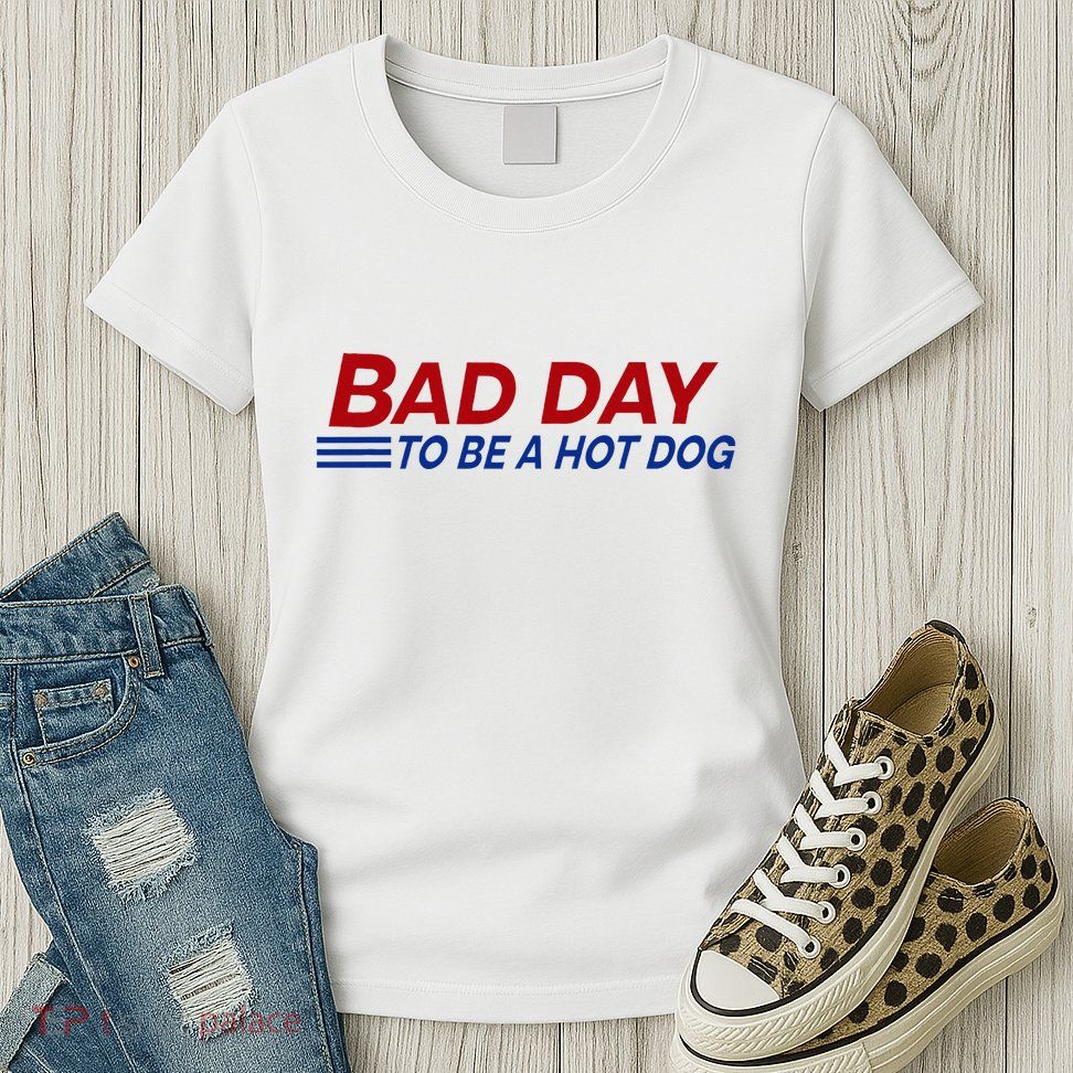 Bad Day To Be A Hot Dog Womens T-Shirt